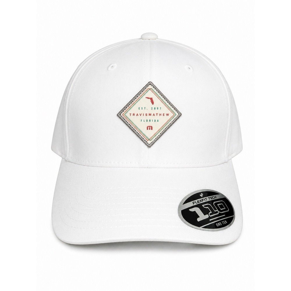 Travis Mathew Loan Shark Snapback Hat - OSFA - White NEW